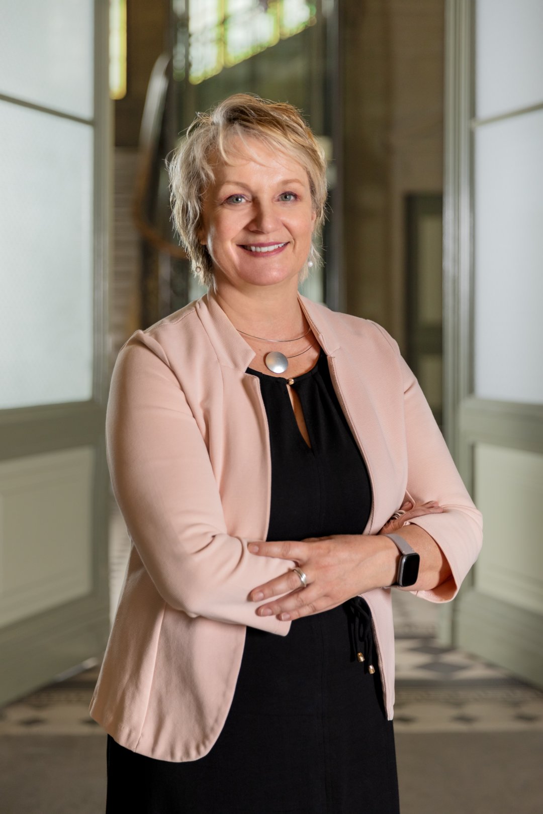 Porträt F. Nater im Haus der Kantone